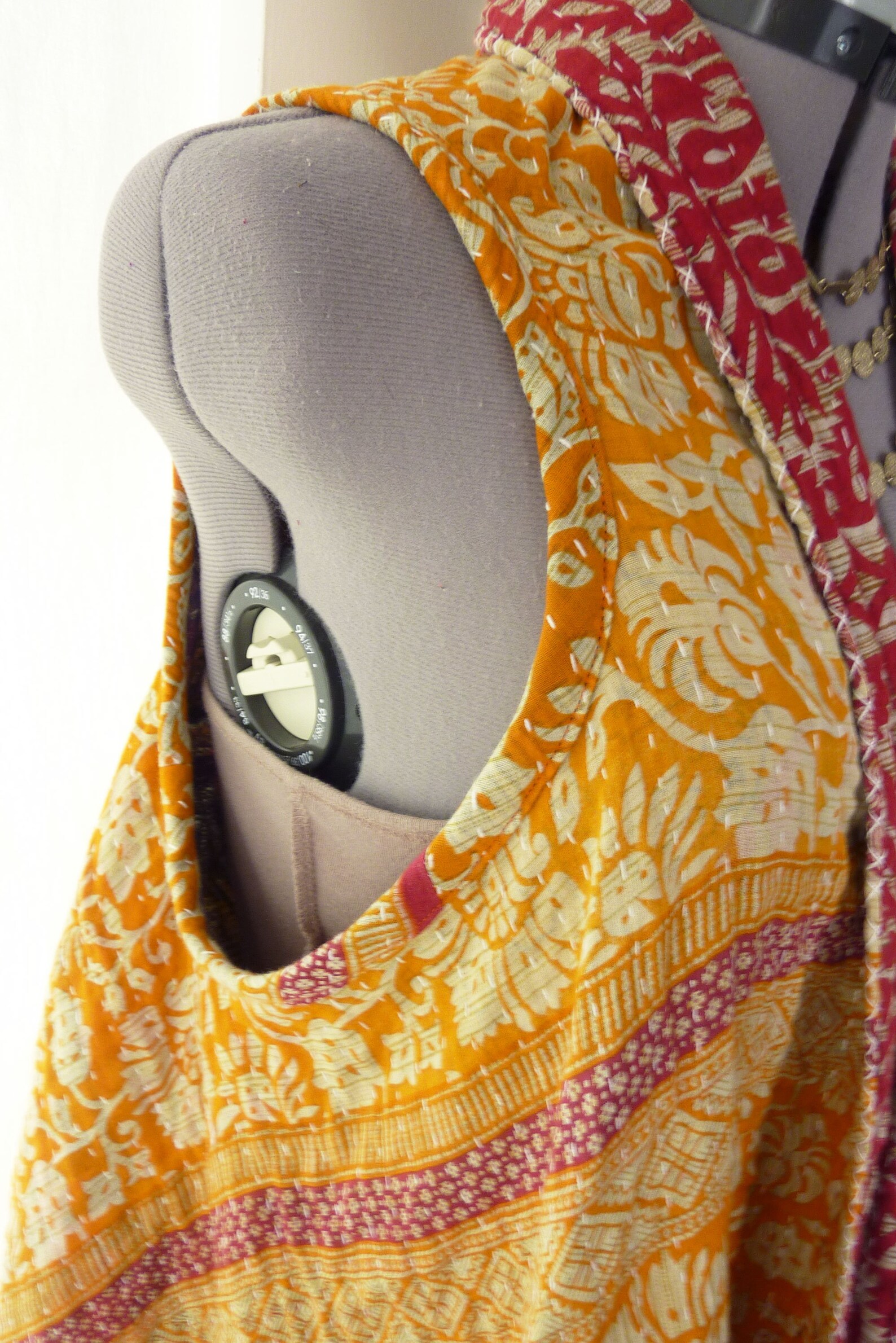 Reversible Vintage Kantha quilt maxi midi vest lightweight Etsy