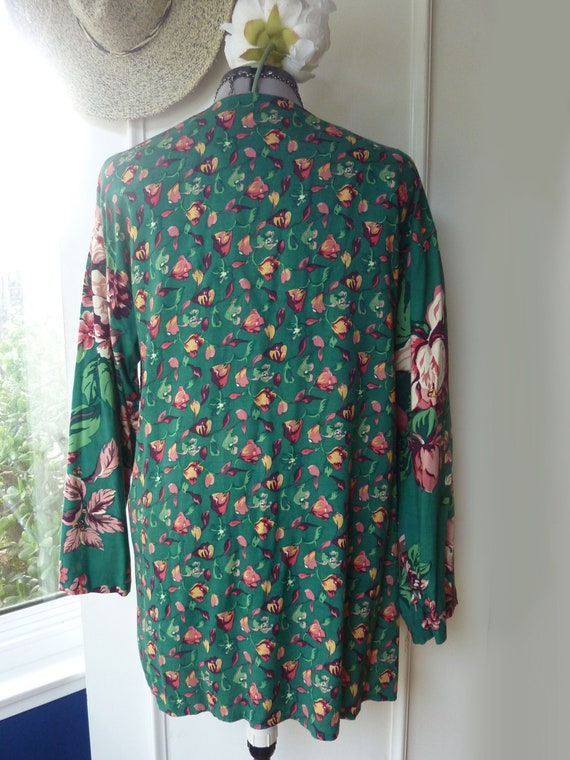 Vintage Carole Little 80s -90s Jacket or Tunic Top, Country  