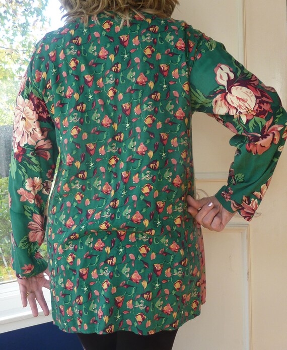 Vintage Carole Little 80s -90s Jacket or Tunic Top, Country  