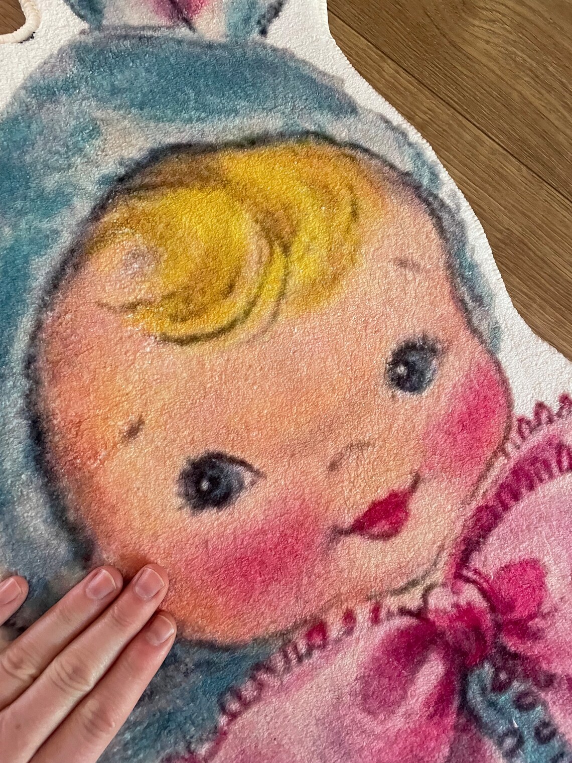 Kitsch Rugs NEW Vintage Kitsch Mcm Retro 50s Anthropomorphic Cry Baby Bunny Toy ...
