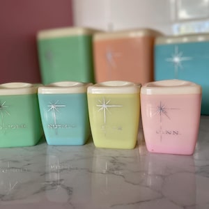 ヴィンテージNally Ware ナリーウェアキャニスター4点GREE·͜· ♡ Nally