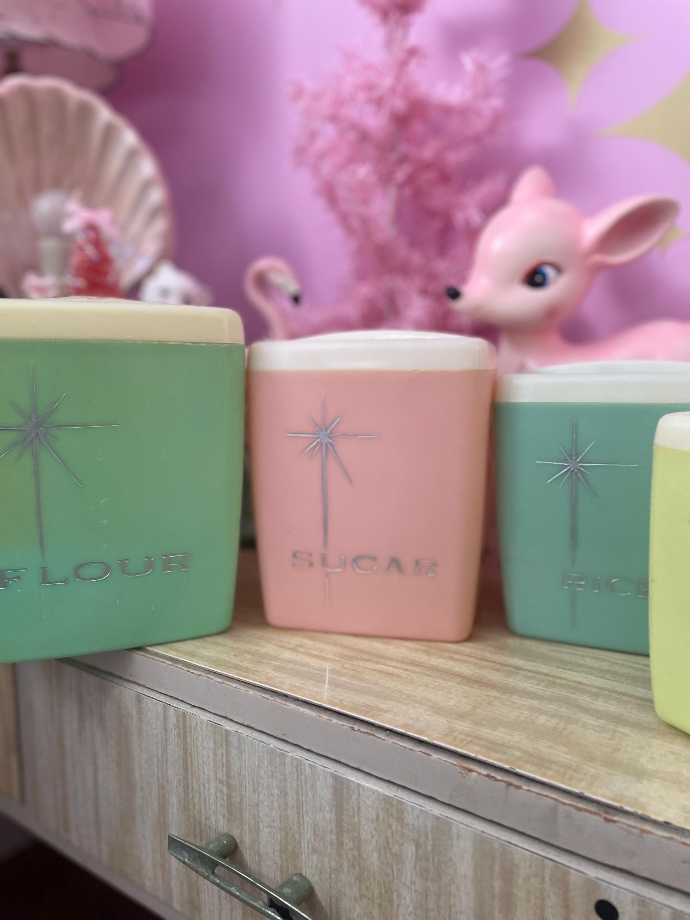 ヴィンテージNally Ware ナリーウェアキャニスター4点GREE·͜· ♡ RETRO