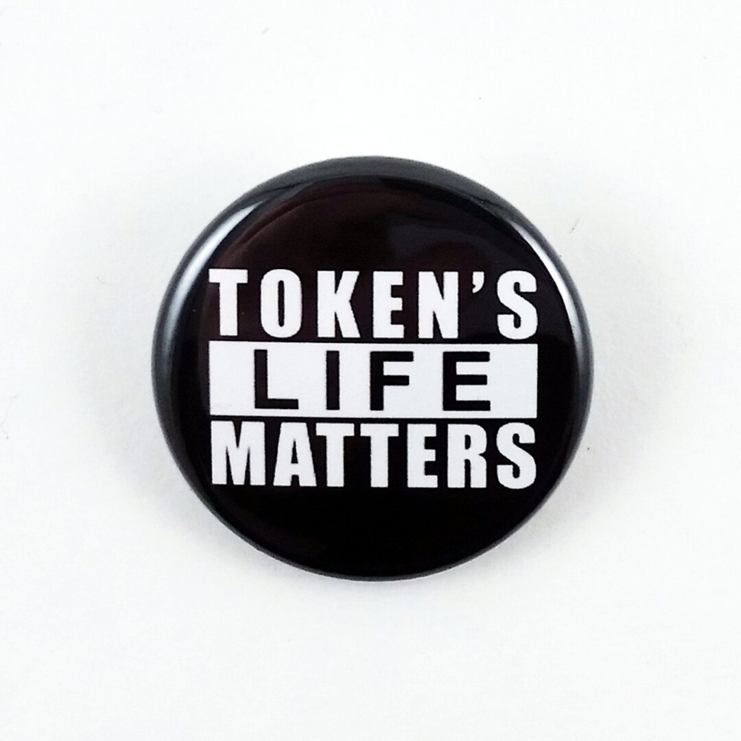 South Park Token's Life Matters Pinback Button Eric Cartman