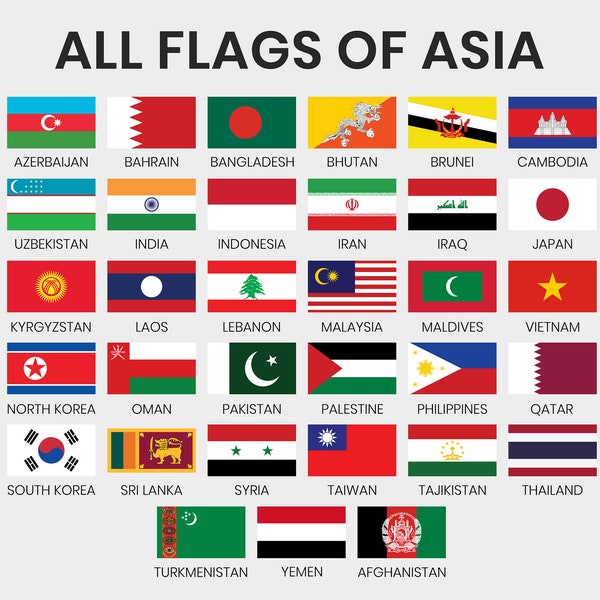 Asian Pacific Heritage Months Flags, Digital Downloads, Printable, Decorations, print, cut and make a banner.