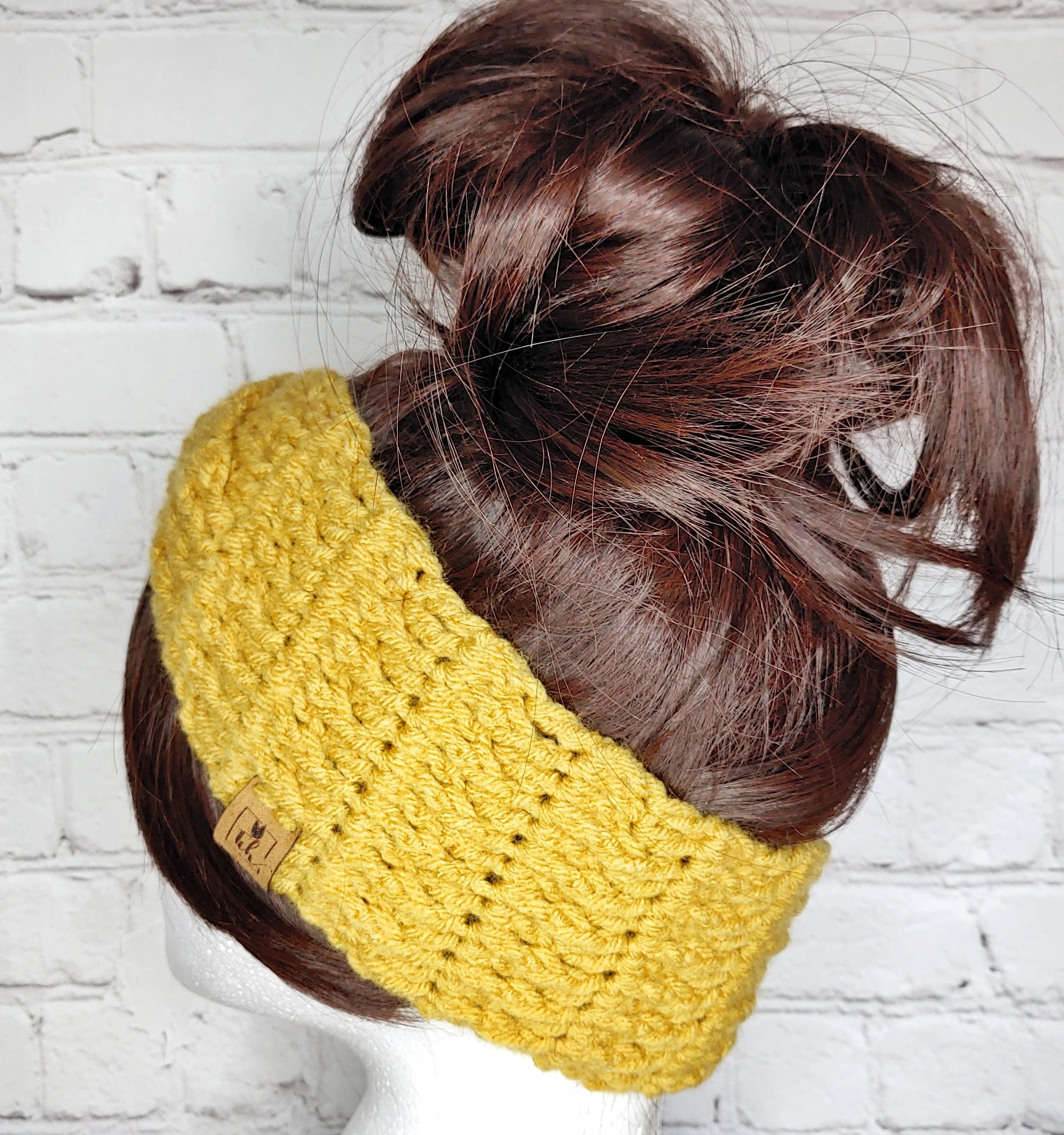 Mustard Yellow Adult Wrap Headband Boho Twist Earwarmer Etsy
