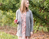 FINAL SALE - London Jacket (Grey)- Fully-lined Wool Jacket with 40% Wool, oversized pockets and flattering shape