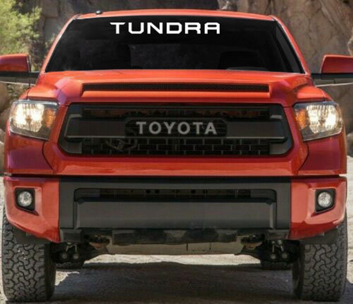 Toyota Tundra Windshield Decal Ltd Edition Silver Color 40 | Etsy