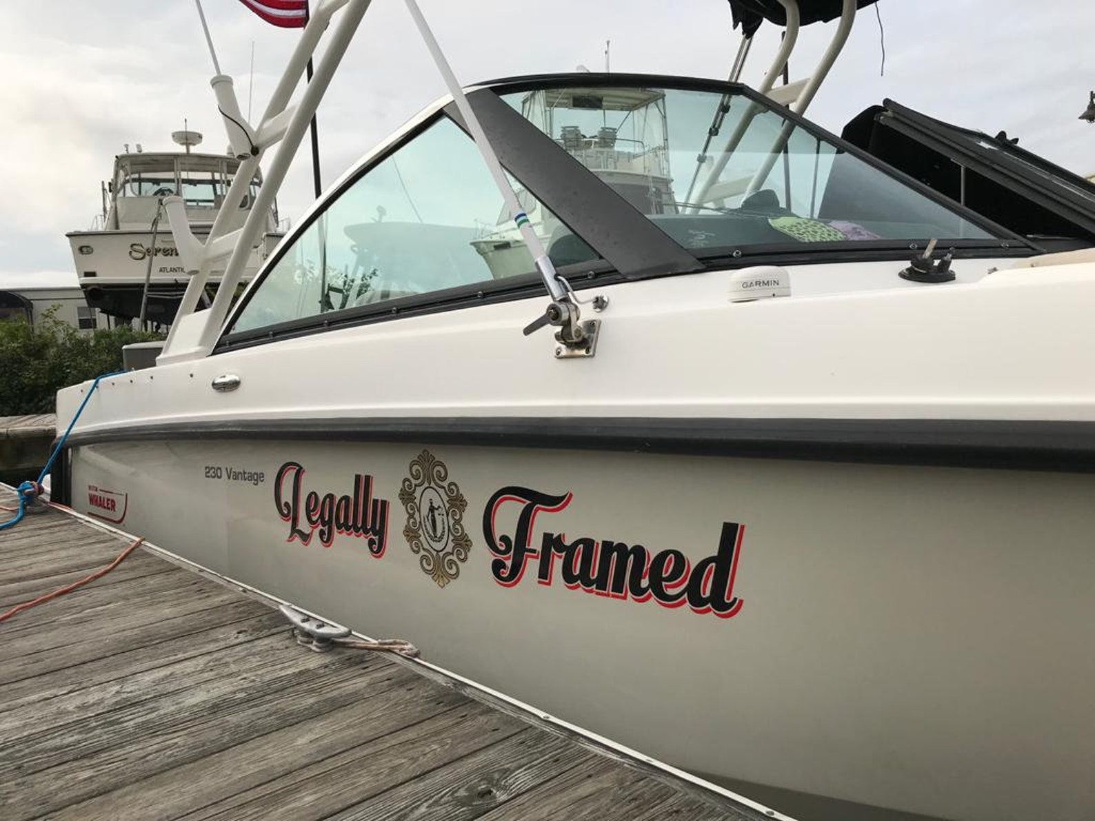 Custom Made Transom Boat Name Vinyl Decal Lettering W/ Port of Etsy