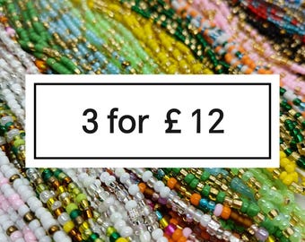 Waist Bead Bundles; Belly Beads Set
