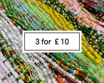 Waist Bead Bundles; Belly Beads Set