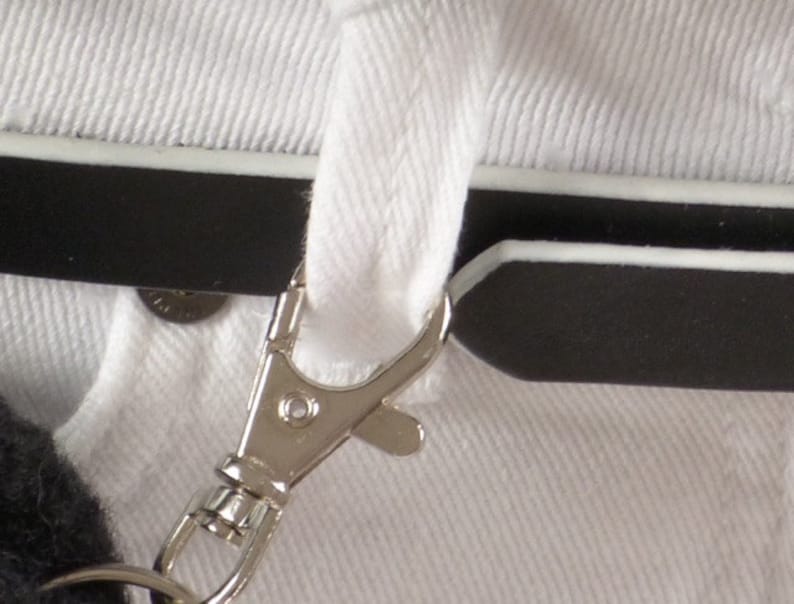 elegance belt bag in black and light blue by meiTaschi