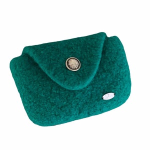 Riñonera pequeña verde para hombre y mujer, práctica para llevar el móvil o la cartera pequeña