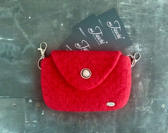 Red waist bag for the school or job or travel