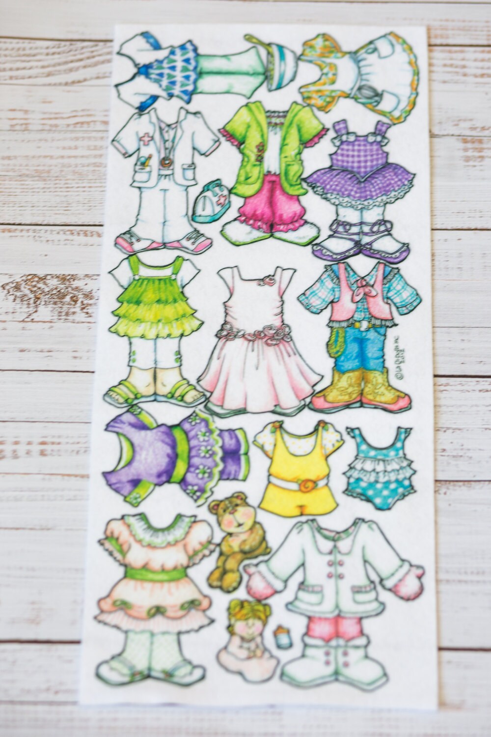 Just For Girls Clothing - Extra clothes for the 7" Book Baby - L…