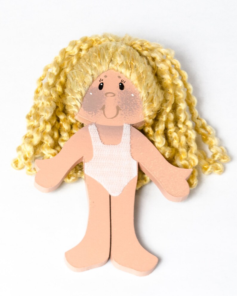 flat felt dolls