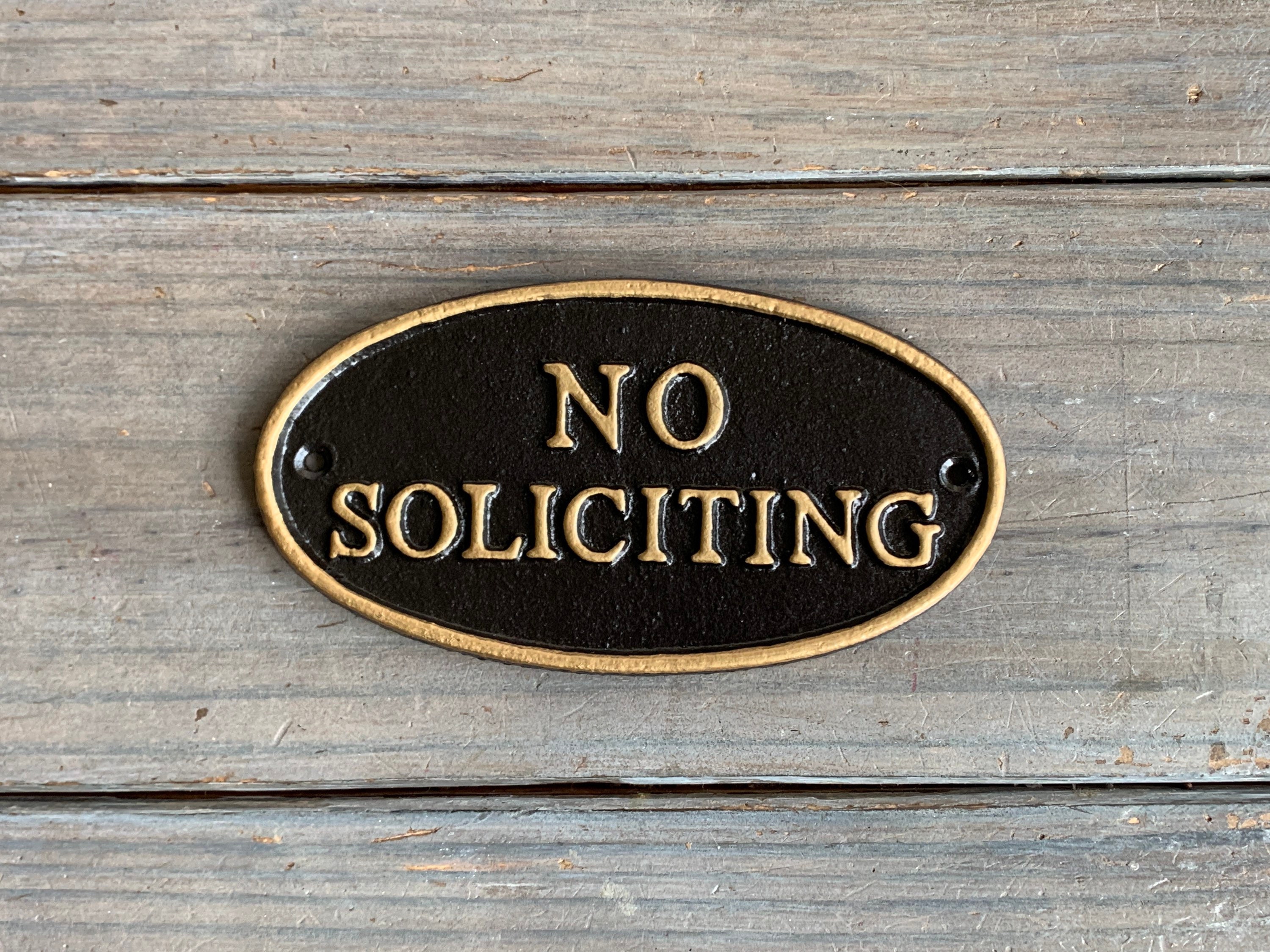 Please Ring The Bell Sign Old Fashioned Cast Iron Plaque 6 Inches | The Kings Bay - View #5