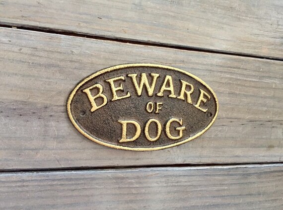 etsy beware of dog sign