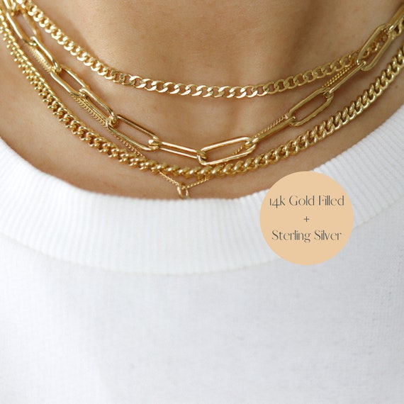 Rectangle Link Necklace Large Link 