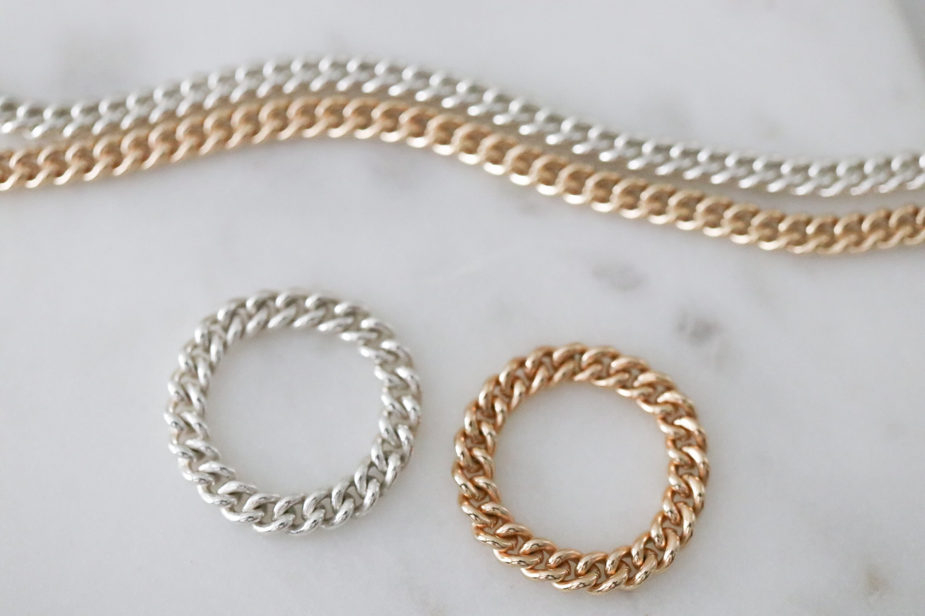 Men's Chain Ring Men's Gold Ring Gold Chain Ring Etsy