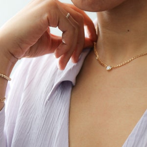 Dainty 14k Gold Plated Bracelet Set Adjustable Simple Love Layered Waterproof Jewelry, Rope
