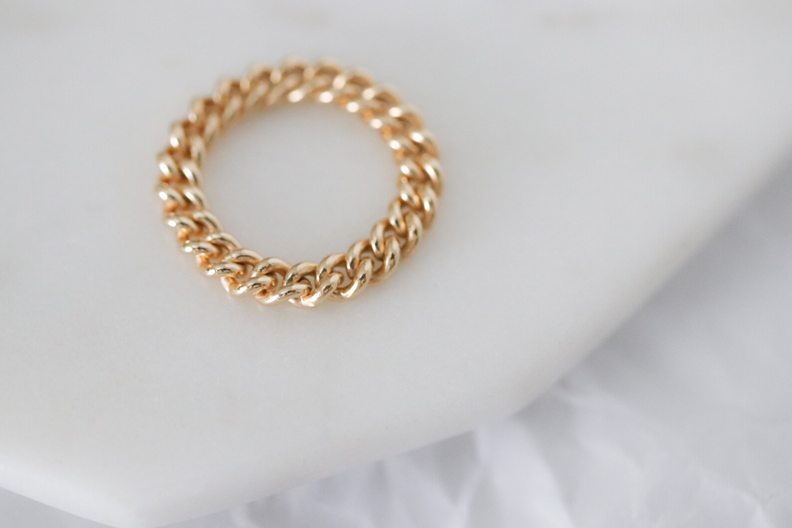 Men's Chain Ring Men's Gold Ring Gold Chain Ring Etsy