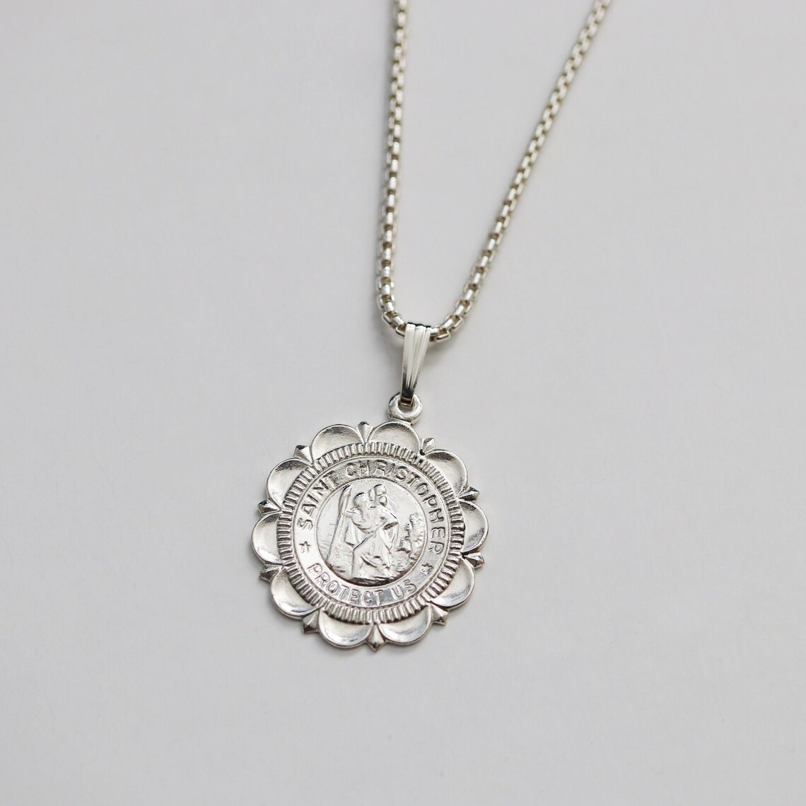 Mens Gold Neckace Gold Medallion Necklace Mens Pendant Etsy