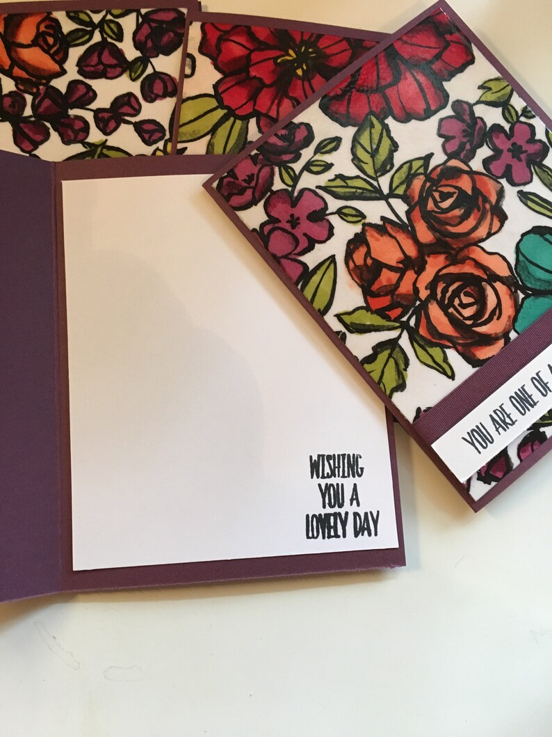 Handmade One of a Kind Greeting Card | Etsy