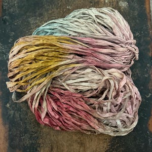 WONDERLAND 5Y Recycling Seidenband, Rohrand Band, Regenbogen Ombre Seidenband, Hutband, Handwerker Band, Gritty Regenbogen Seidenband