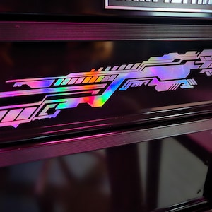 Holographic Tech Vinyl Decal Sticker