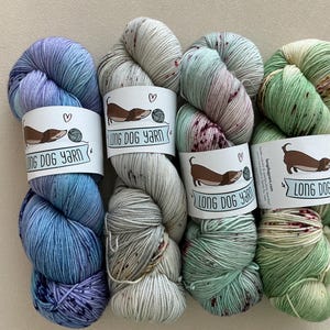 Destash | Long Dog Yarn  | SW Merino Nylon  | Fingering Weight | 85/15 | Sock