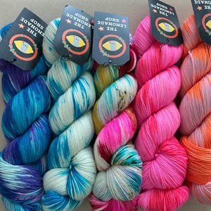 Destash | Lemonade Shop | SW Merino Nylon  | Fingering Weight | 80/20 | Simple Sock