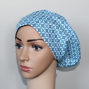 Nurse Scrub Hat, Surgical Scrub Cap, Euro Scrub Hat, Dental Scrub Cap, Blue Scrub Hat, OR Cap, Women's Scrub Hat, Nurse Gift