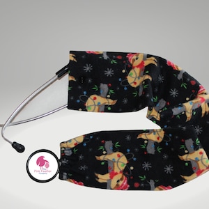 Cozy Flannel Stethoscope Cover, Christmas Sloths Stethoscope Jacket,  Nurse Gift, Nurse Accessories