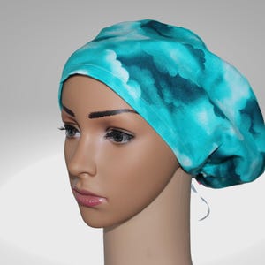 Teal Euro Scrub Cap - Adjustable, Lightweight and Stylish Scrub Hat for Medical Staff