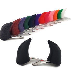 Lil Devil Clip on Horns | Devil Horns | Cosplay Horns | Costume Horns | Demon Horns | Clip-on