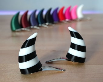 Rogi do przypinania diabła | Rogi diabła | Rogi cosplay | Rogi kostiumowe | Rogi demona | Przypinane