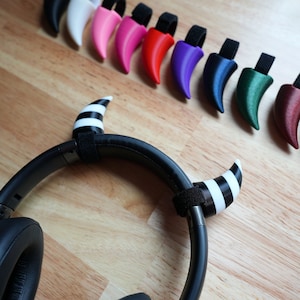 Devil Horns for Headphones | Devil Horns | Cosplay Horns | Costume Horns | Demon Horns