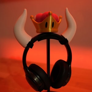 Headphone Bowsette Crown | Super Crown, Cosplay Set, Horns