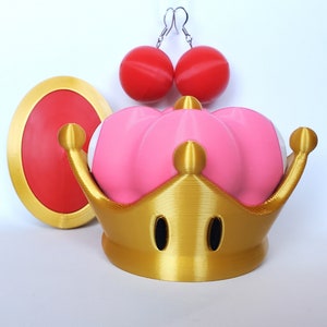 Headband Pink Booette Crown | Cosplay Set | Princess Boo Crown | Bowsette Crown