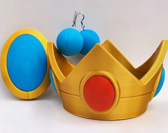 Peach and Orange Child/'s Play Crown Reversible