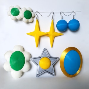 Princess Cosplay Gem Accessories | Bowsette Cosplay | Flower Princess Cosplay | Star Princess Cosplay | Boosette Cosplay