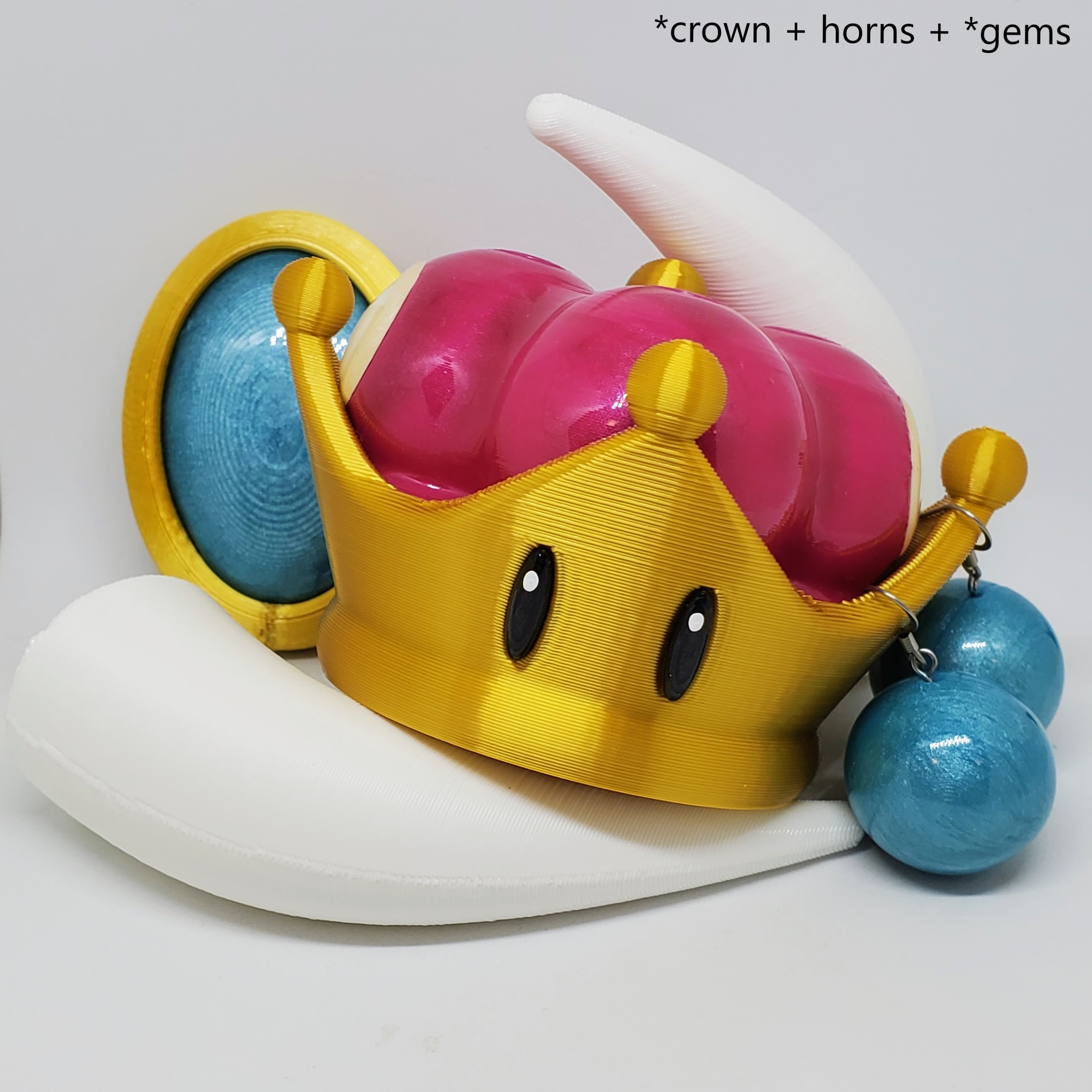 Super Mario bowsette Villano Princesa Cosplay Corona cuernos Pendientes Gargantilla Props