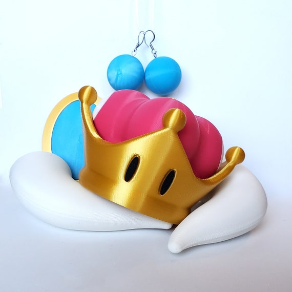 Headband Bowsette Crown Super Crown Cosplay Set Horns - Etsy