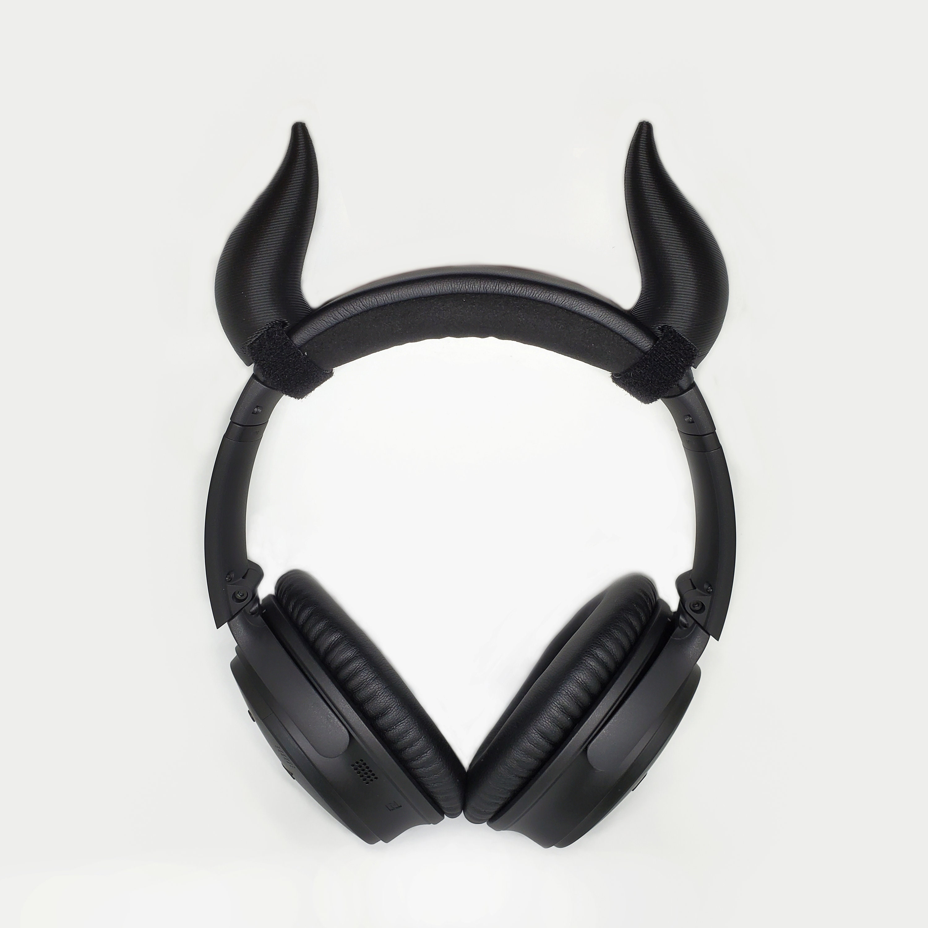 Geekria Cuernos de demonio para auriculares, diadema de cuernos de diablo,  accesorios ajustables para auriculares, accesorio de orejas de cosplay en