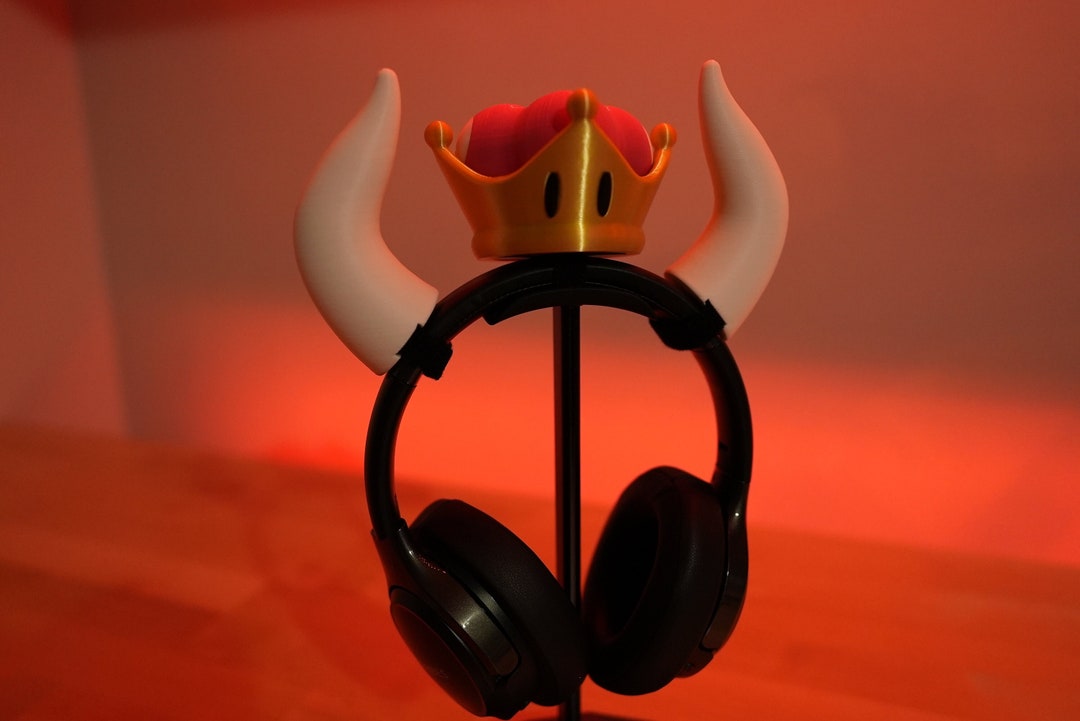 Headphone Bowsette Crown Super Crown, Cosplay Set, Horns - Etsy