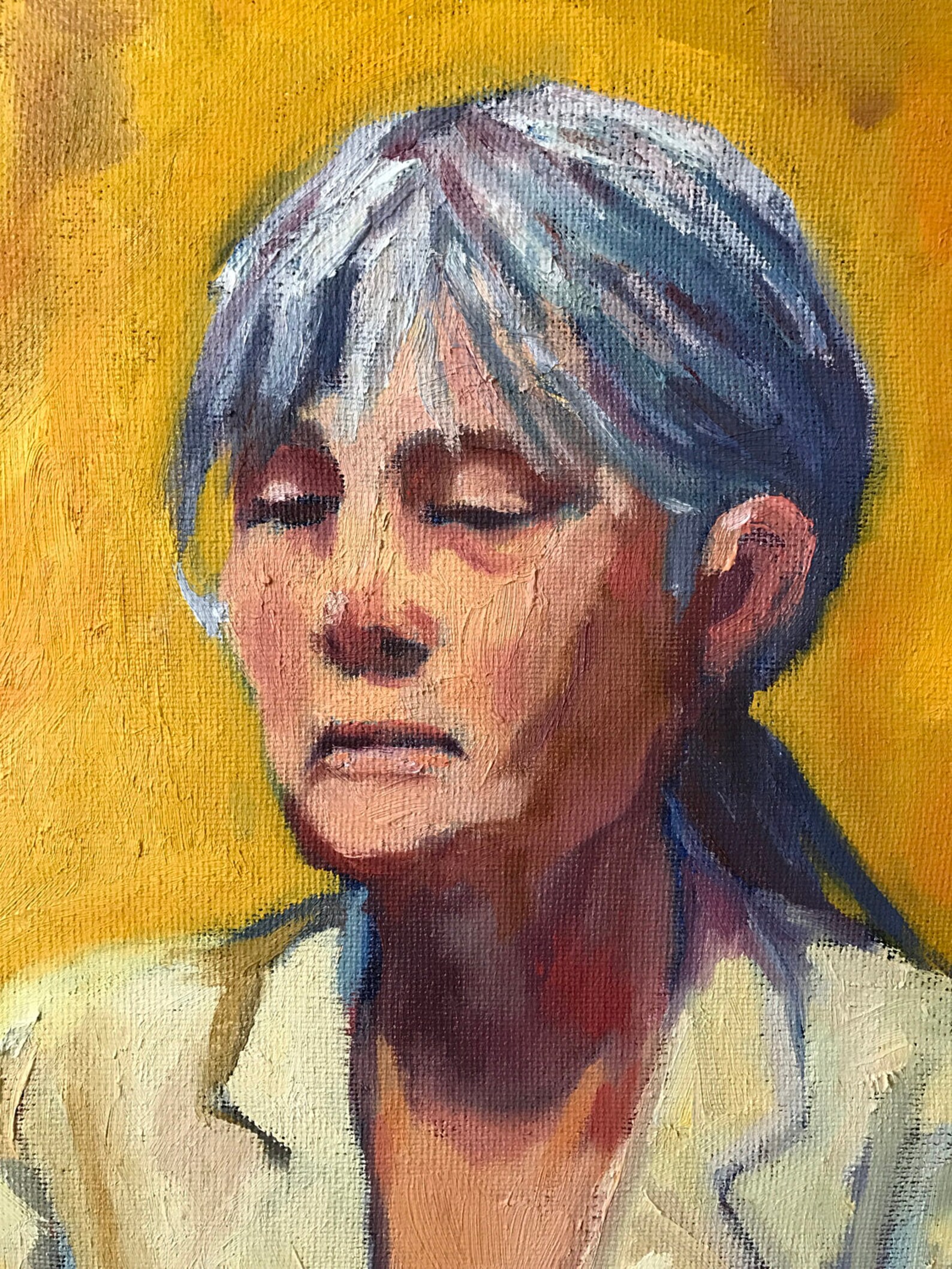 Original Portrait Painting on Canvas Oil Painting From Life Etsy