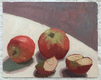Still life Fruit painting on canvas apples oil painting traditional art