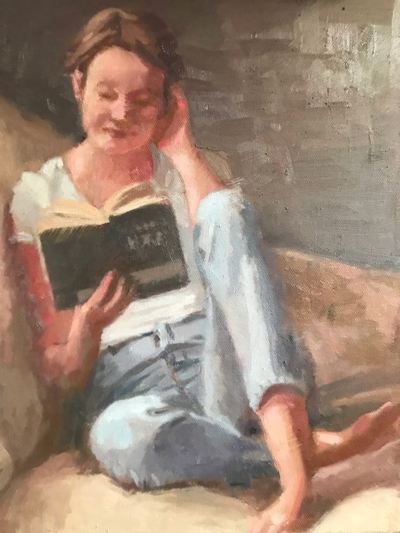 Mujer Leyendo Libros Pintando mujer-leyendo-libros-pintando