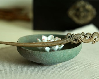 Hair stick Hair fork Verawood hairpin  Handmade hairpin  Carving hairpin  Chinese style hairpin  Wedding/Birthday/New year gift--H001