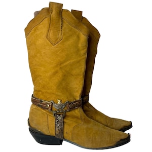 Vintage Eagle Cowboy Boots - Etsy